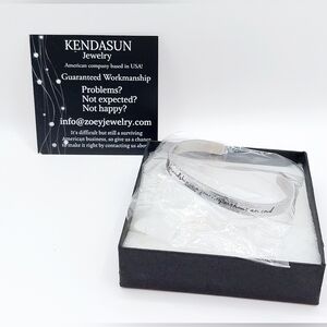 Kendasun Jewelry A true friendship is a journey without an end Premium Stainless